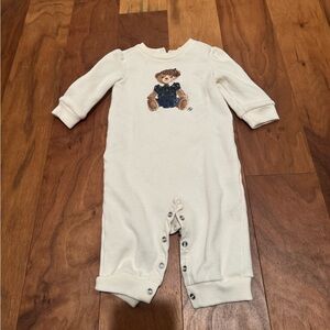 Ralph Lauren fleece coverall- Baby